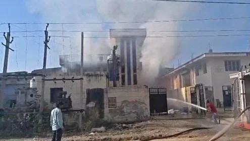 ରାସାୟନିକ କାରଖାନାରେ ଭୟଙ୍କର ଅଗ୍ନିକାଣ୍ଡ; ୮ ଜୀବନ୍ତ ଦଗ୍ଧ