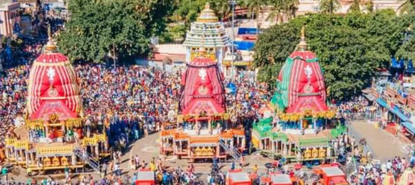 ଶରଧାବାଲିରେ ପହଞ୍ଚିଲେ ୩ ରଥ; ଆସନ୍ତାକାଲି ଆଡ଼ପ ମଣ୍ଡପ ବିଜେ